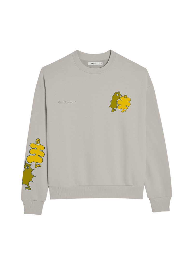 Mens Pangaia x Gasius Sweatshirt - Stone 1
