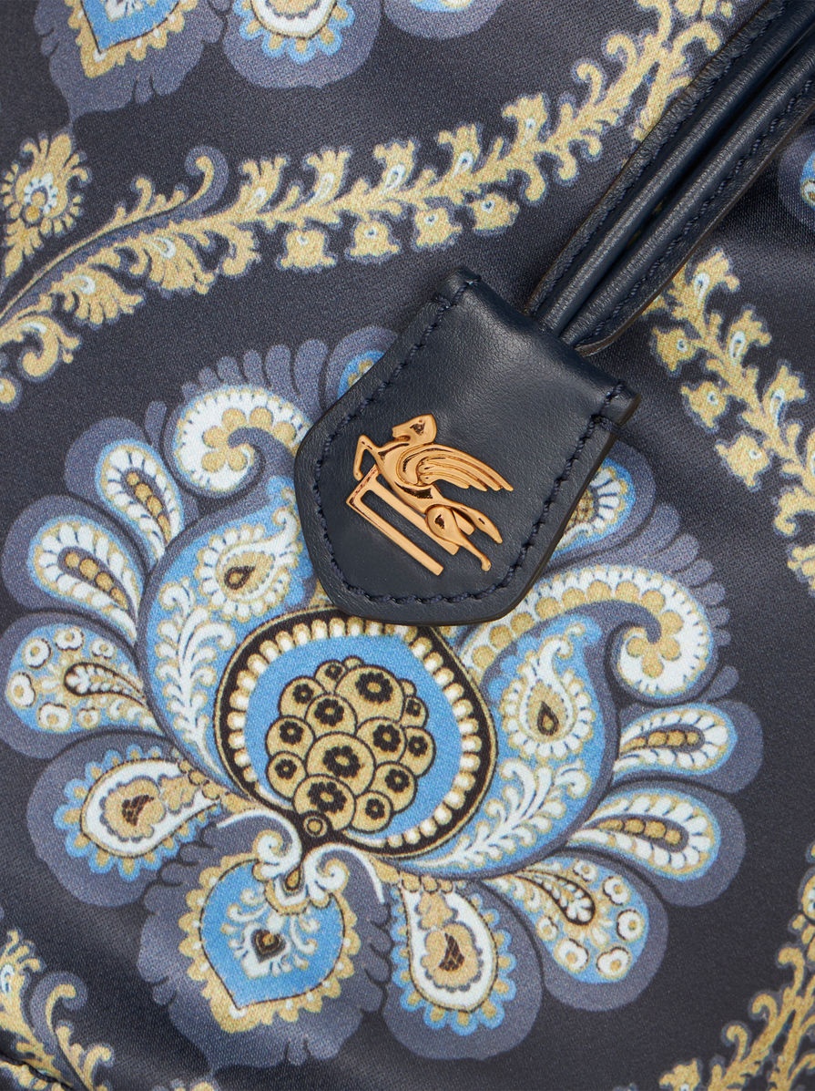 PRINTED SATIN POUCH - 5