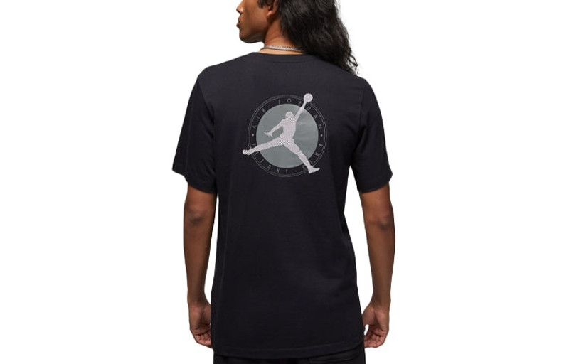 Jordan Air Jordan Flight Mvp Logo T-Shirt 'Black' DX9564-010 outlook
