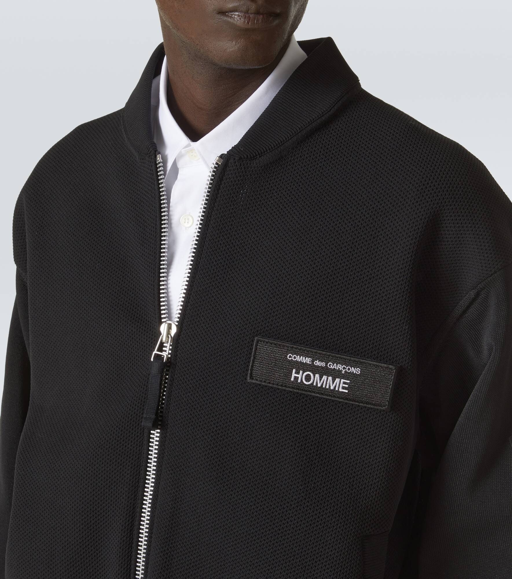 Knitted jersey bomber jacket - 5