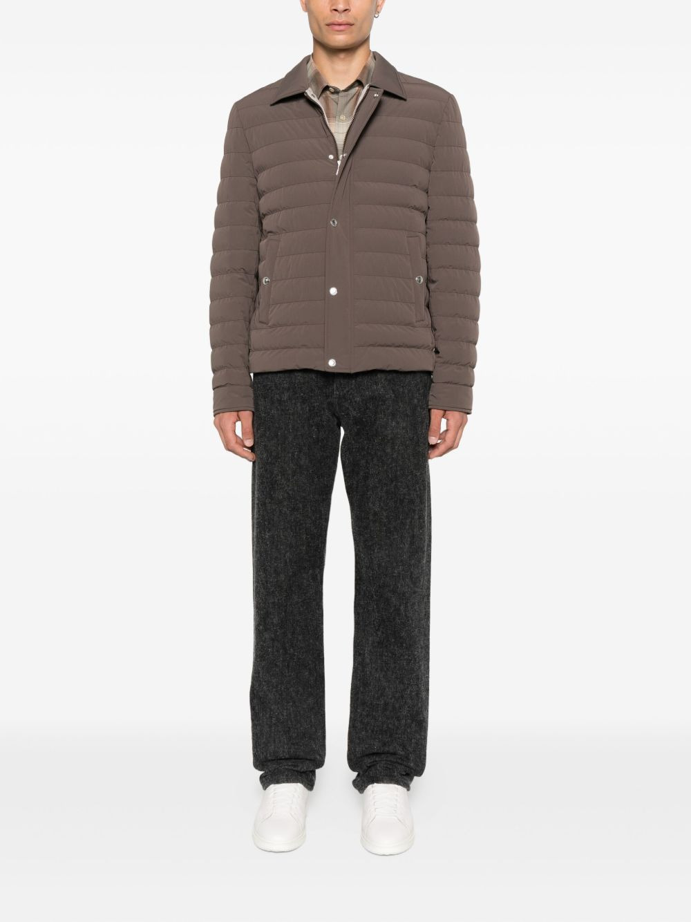 Nylon Short Down Jacket - 4