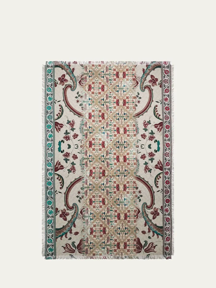 Mascia Aloe Ultrawash Silk Scarf - 1