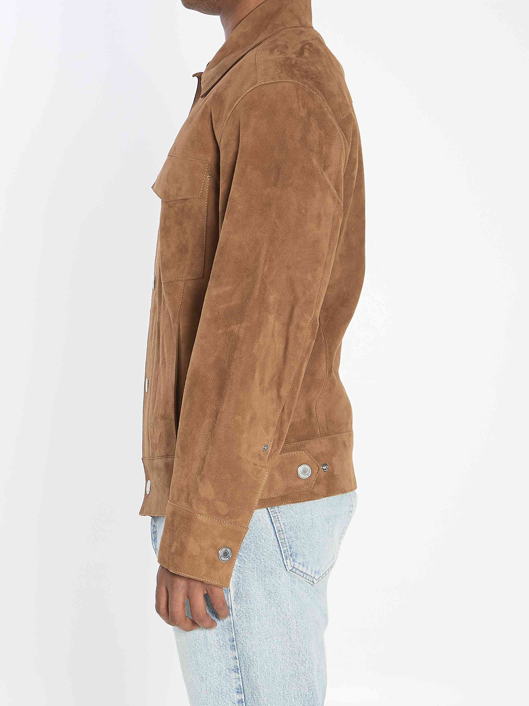 Ami Paris Men Suede Jacket - 3