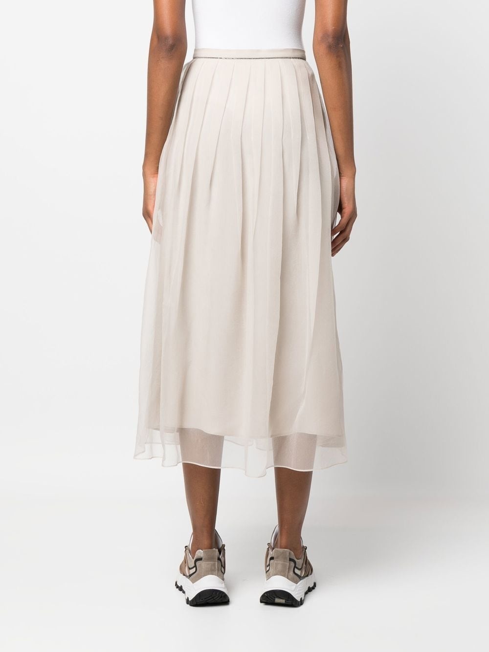 layered maxi skirt - 4