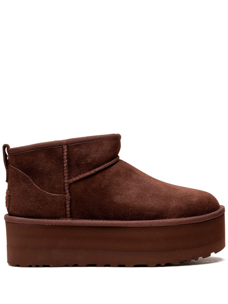 Classic Ultra Mini Platform "Burnt Cedar" boots 1