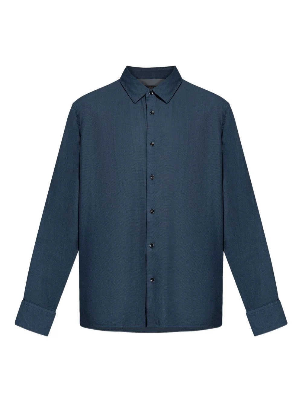 textured button-up shirt - 1