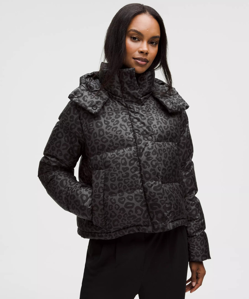 Wunder Puff 600-Down-Fill Cropped Jacket *Print 1