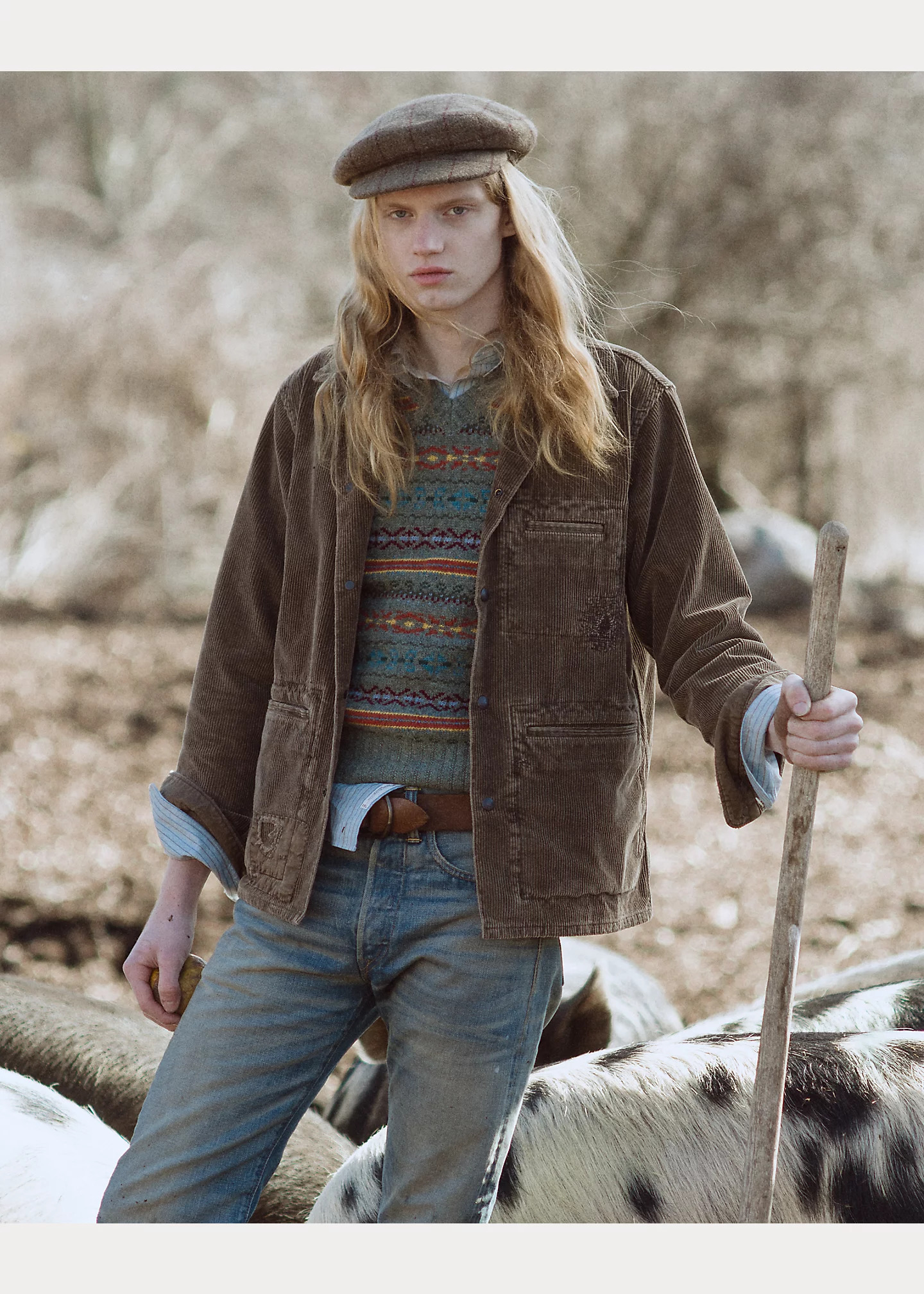 Repaired Corduroy Overshirt - 6
