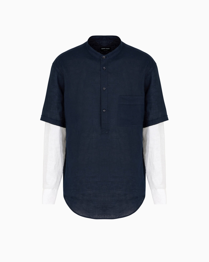 LOOSE-FIT LINEN SHIRT - 1