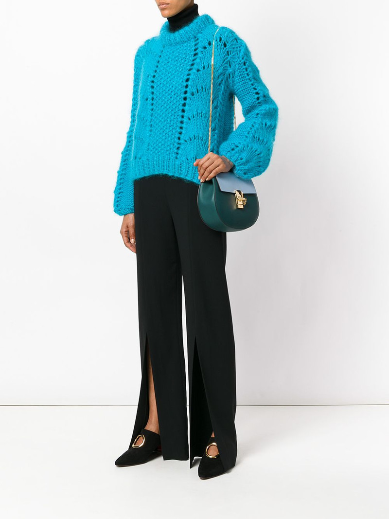 Chloé Faye contrast satchel outlook