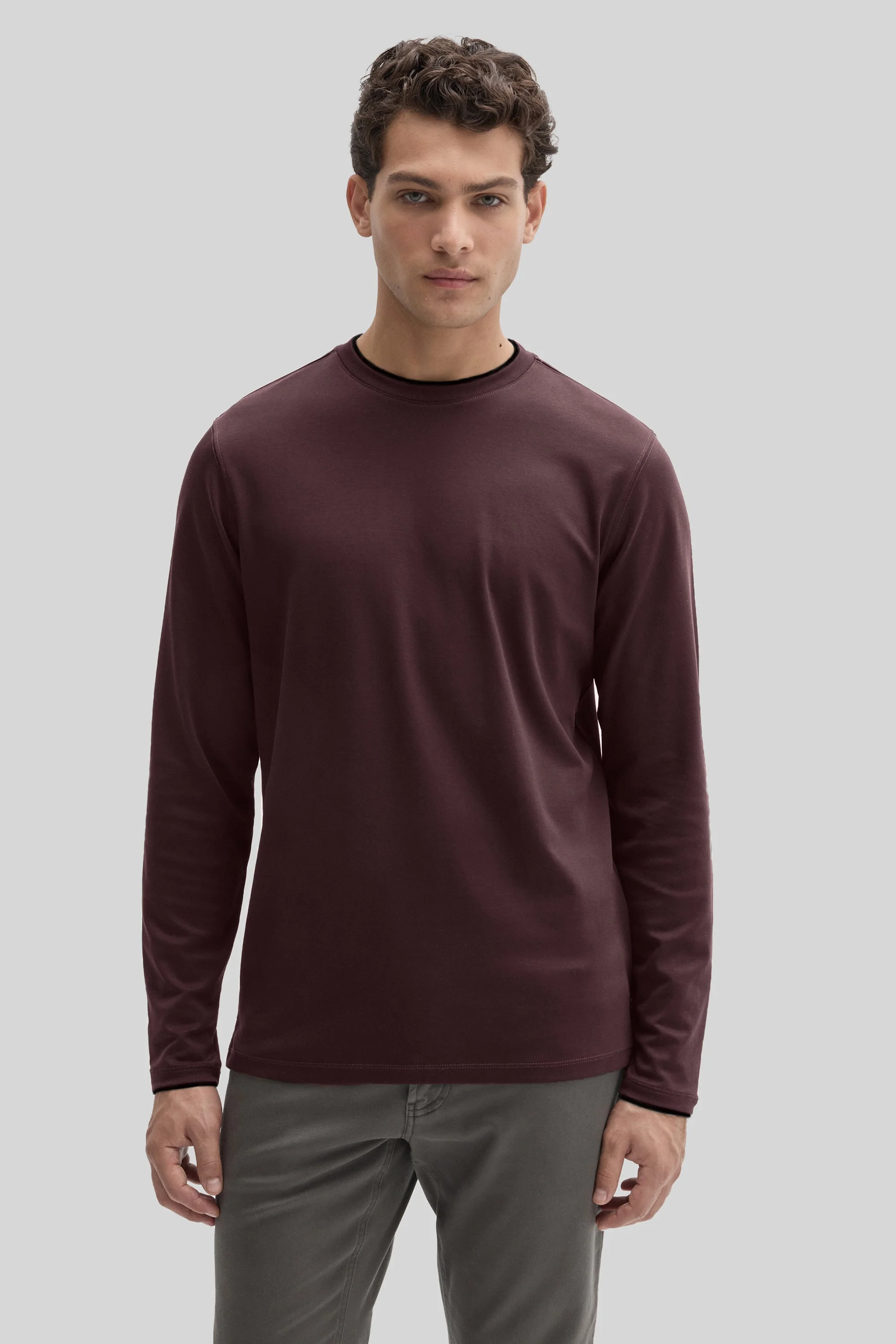The Barakett Double Neck Long Sleeve Tee - 1