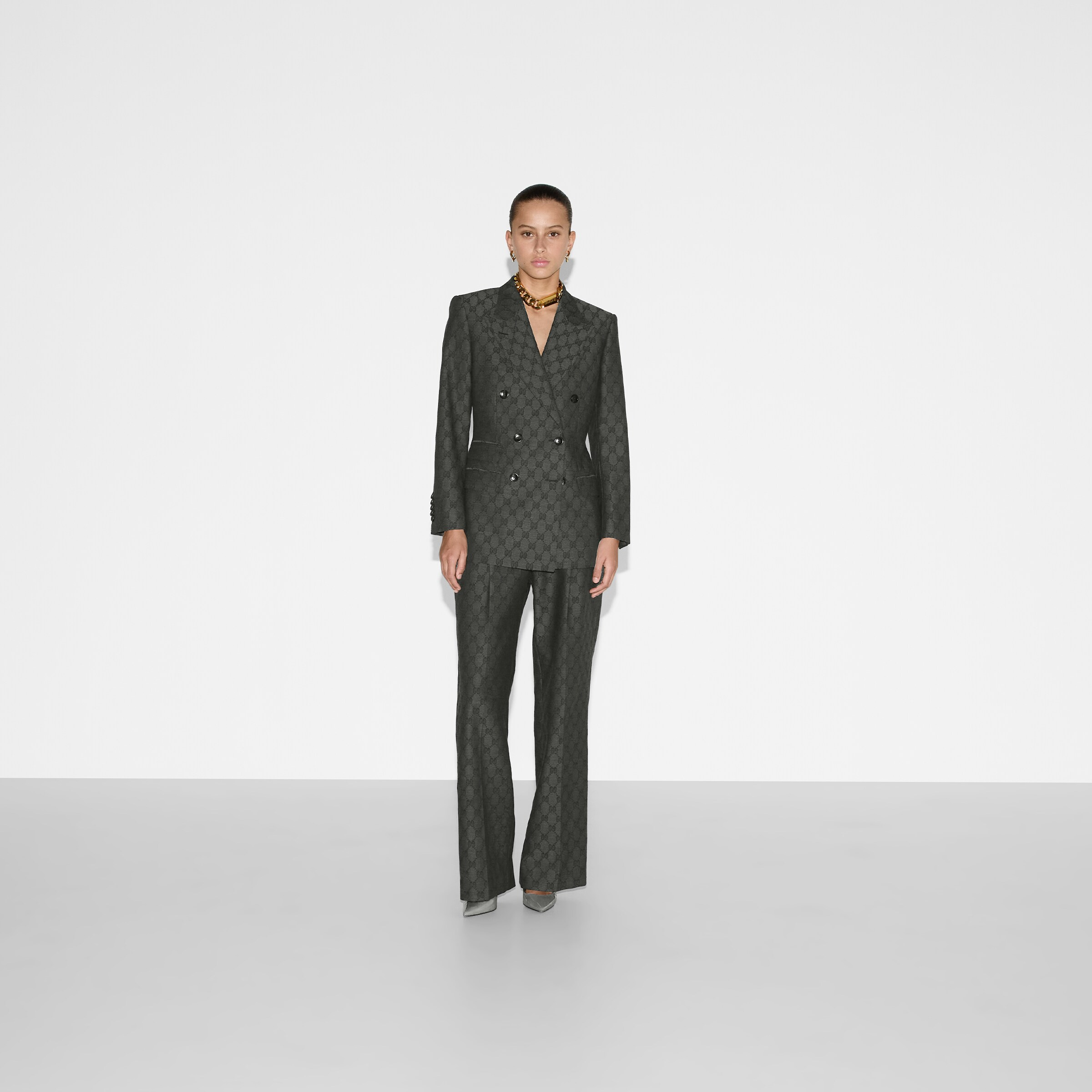 GG wool jacquard jacket - 2