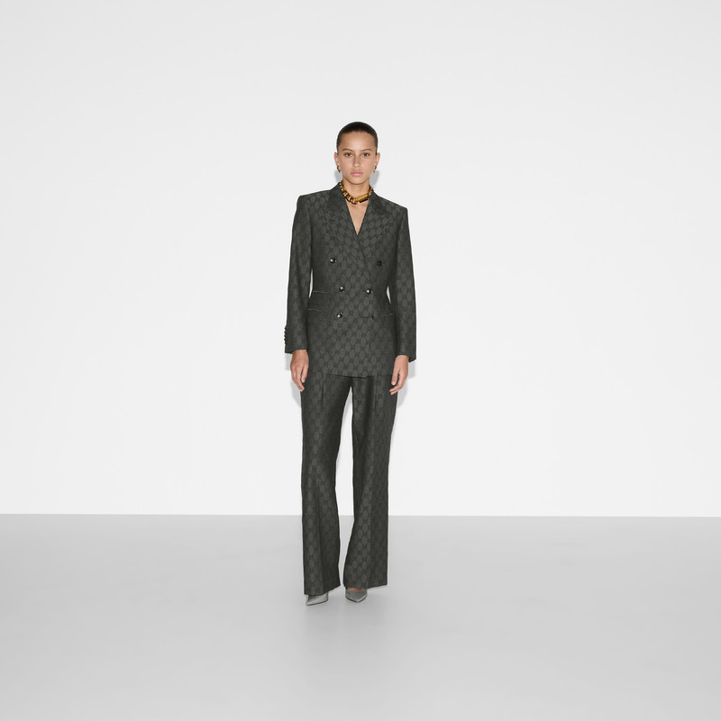 GUCCI GG wool jacquard jacket outlook