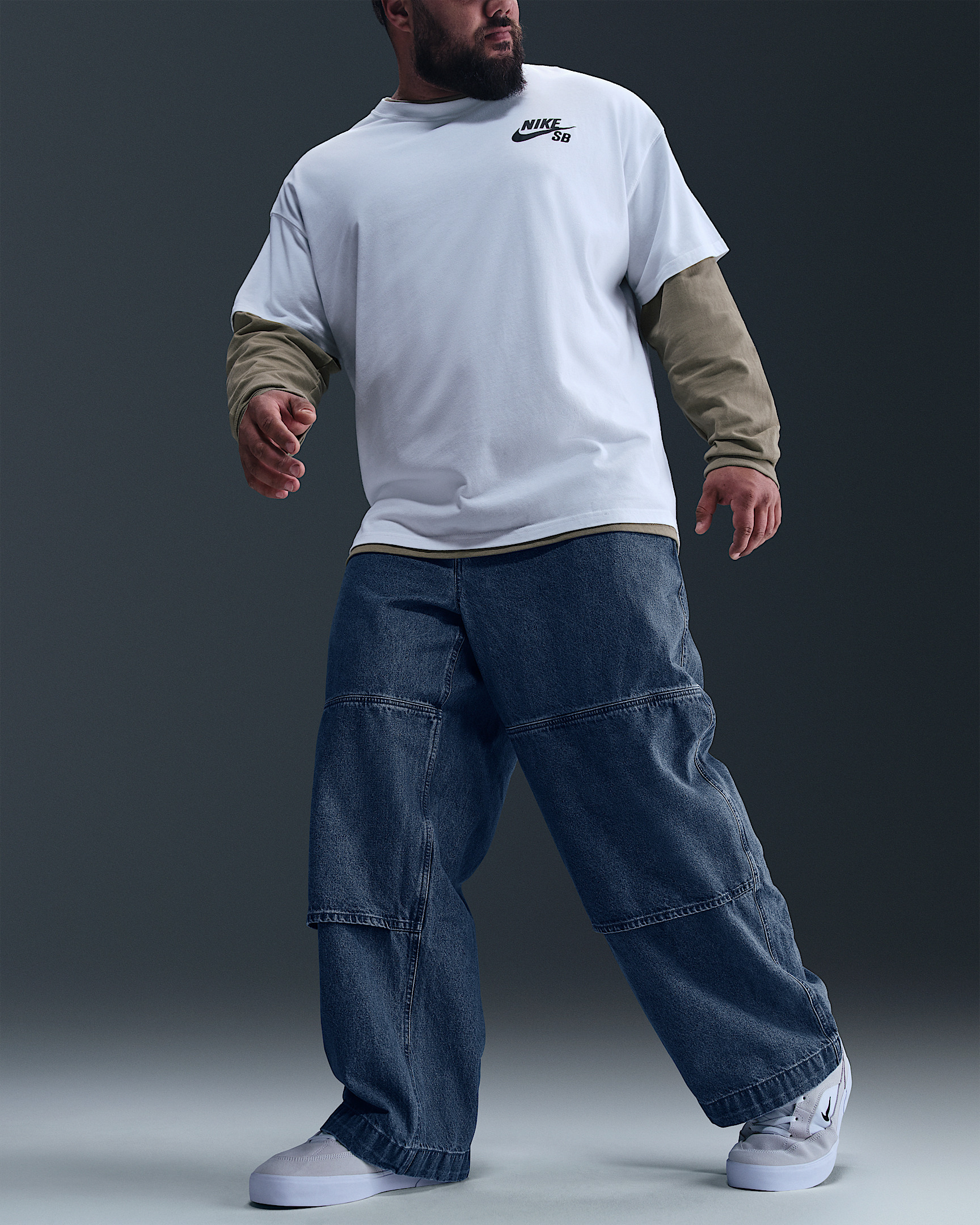 Nike SB Loose Double-Knee Denim Skate Pants - 12