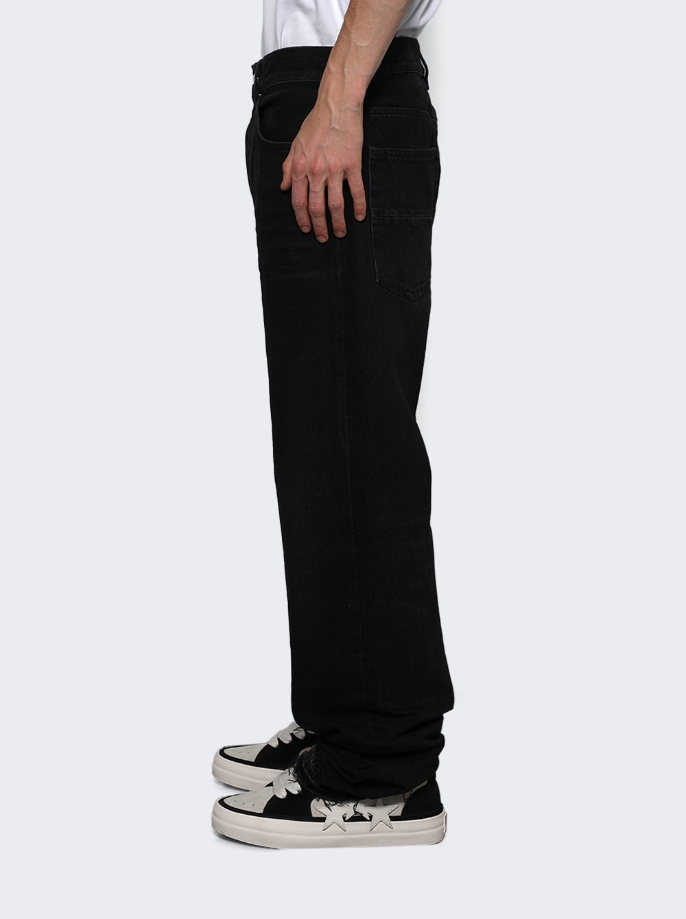 Released Hem Straight Jean Vintage Black - 4
