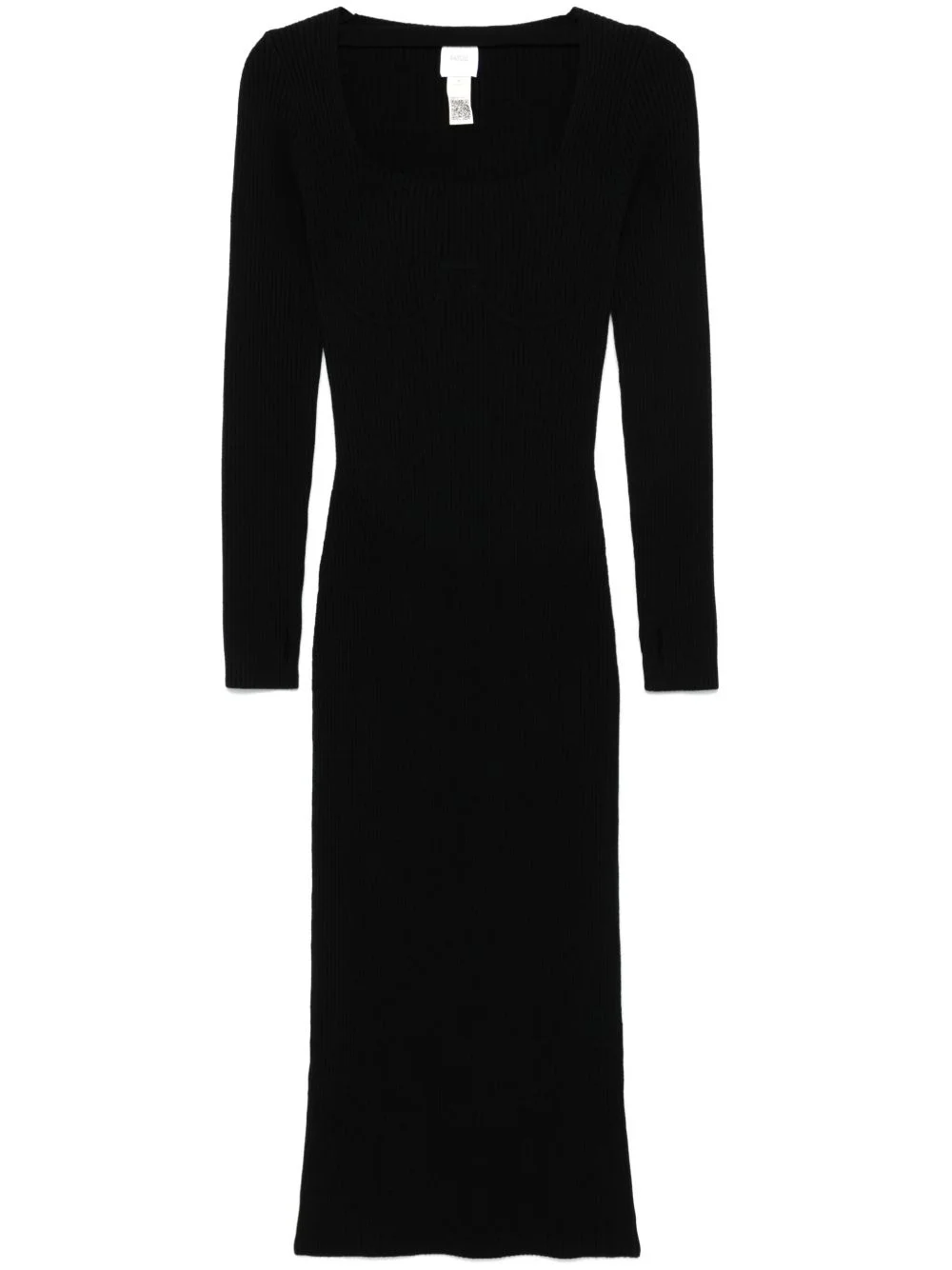 corset ribbed maxi dress - 1