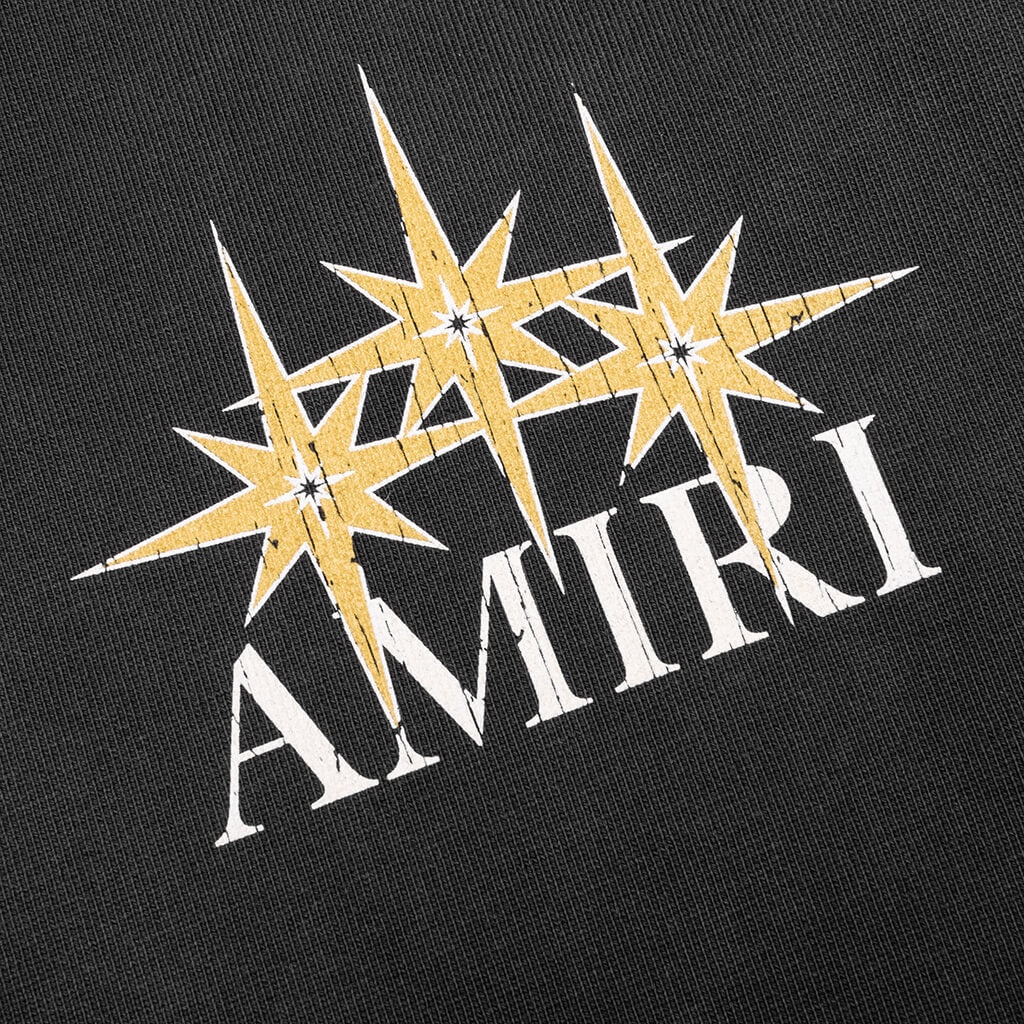 AMIRI STARBURST OVERSIZED TEE - BLACK - 4