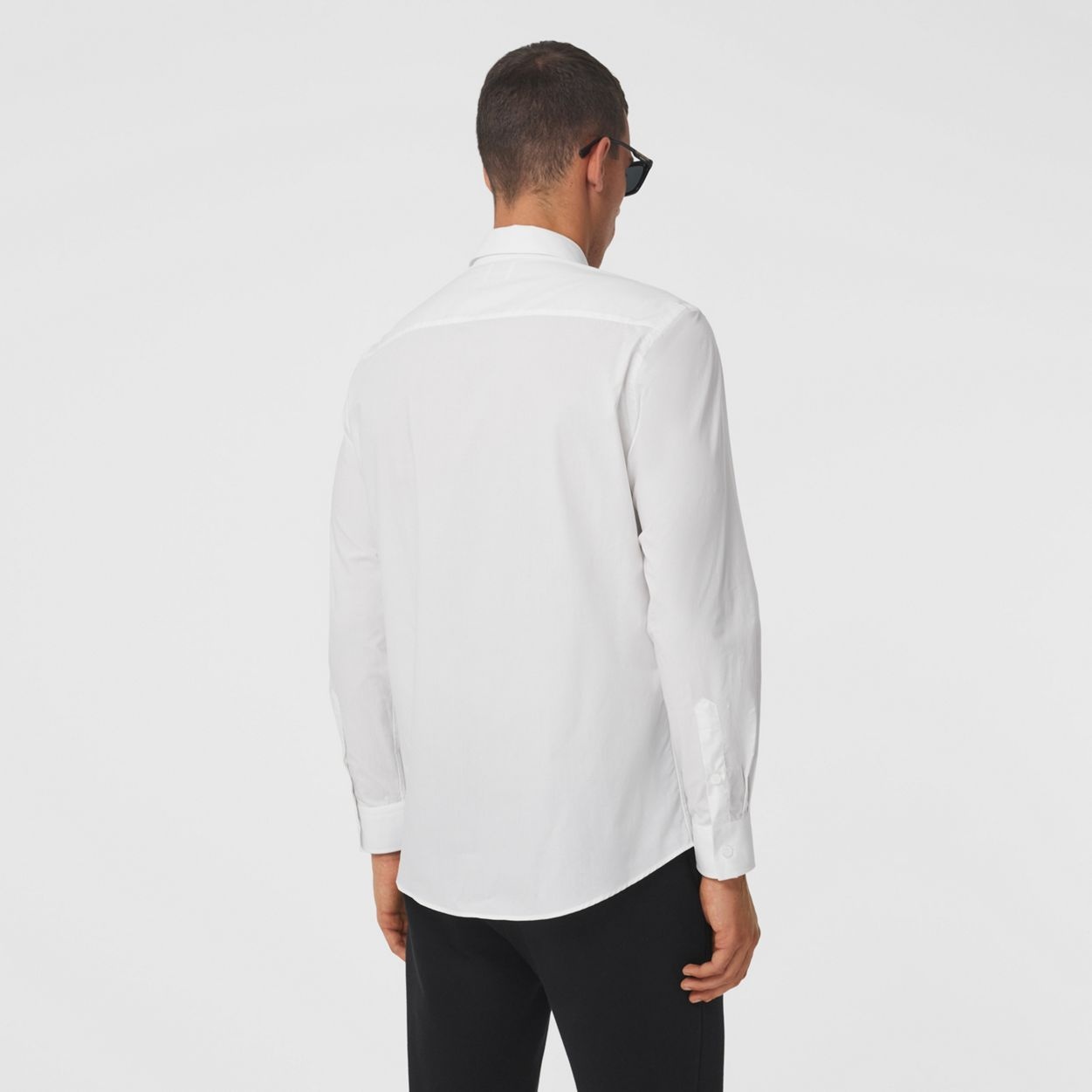 Logo Tape Cotton Shirt - 4