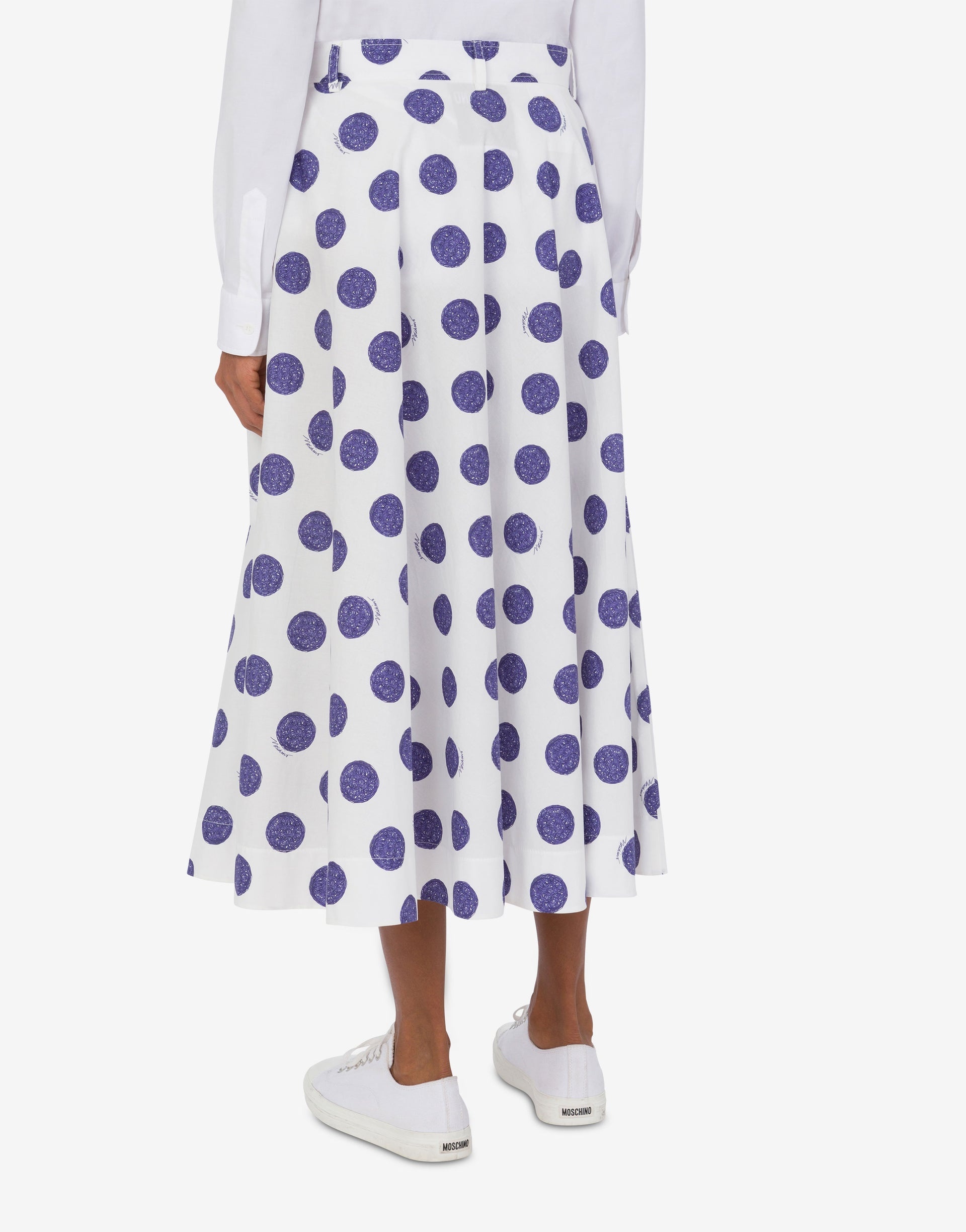 BIRO POLKA DOTS POPLIN SKIRT - 2