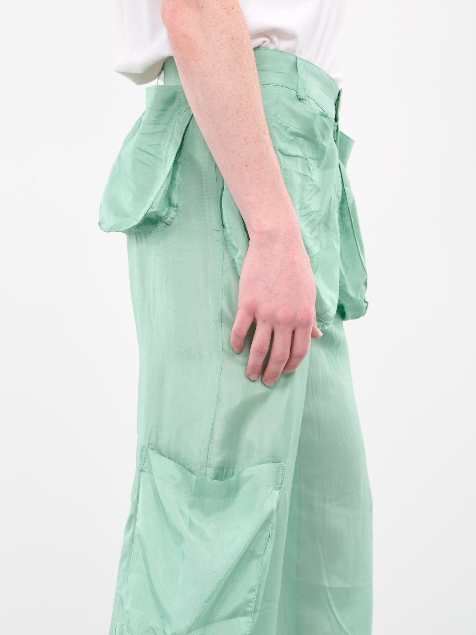 3D Satin Trousers - 5