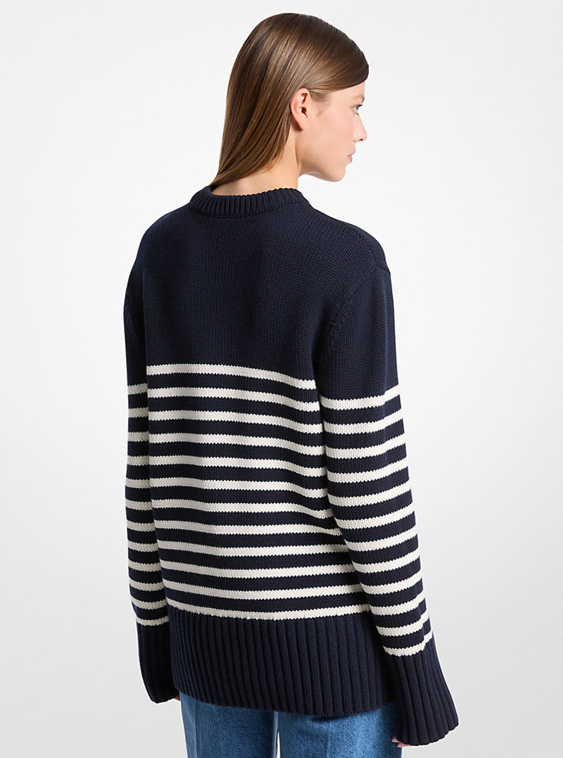 MICHAEL KORS COLLECTION Striped Cashmere Sweater outlook