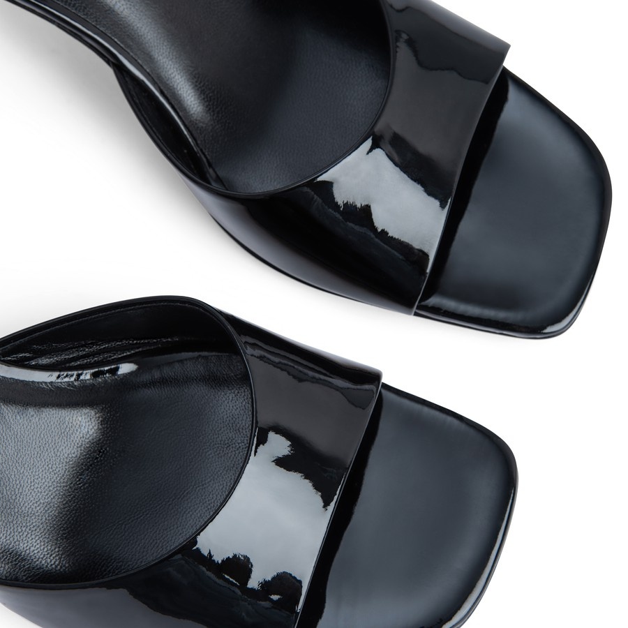 Romy Patent Leather Mules - 6