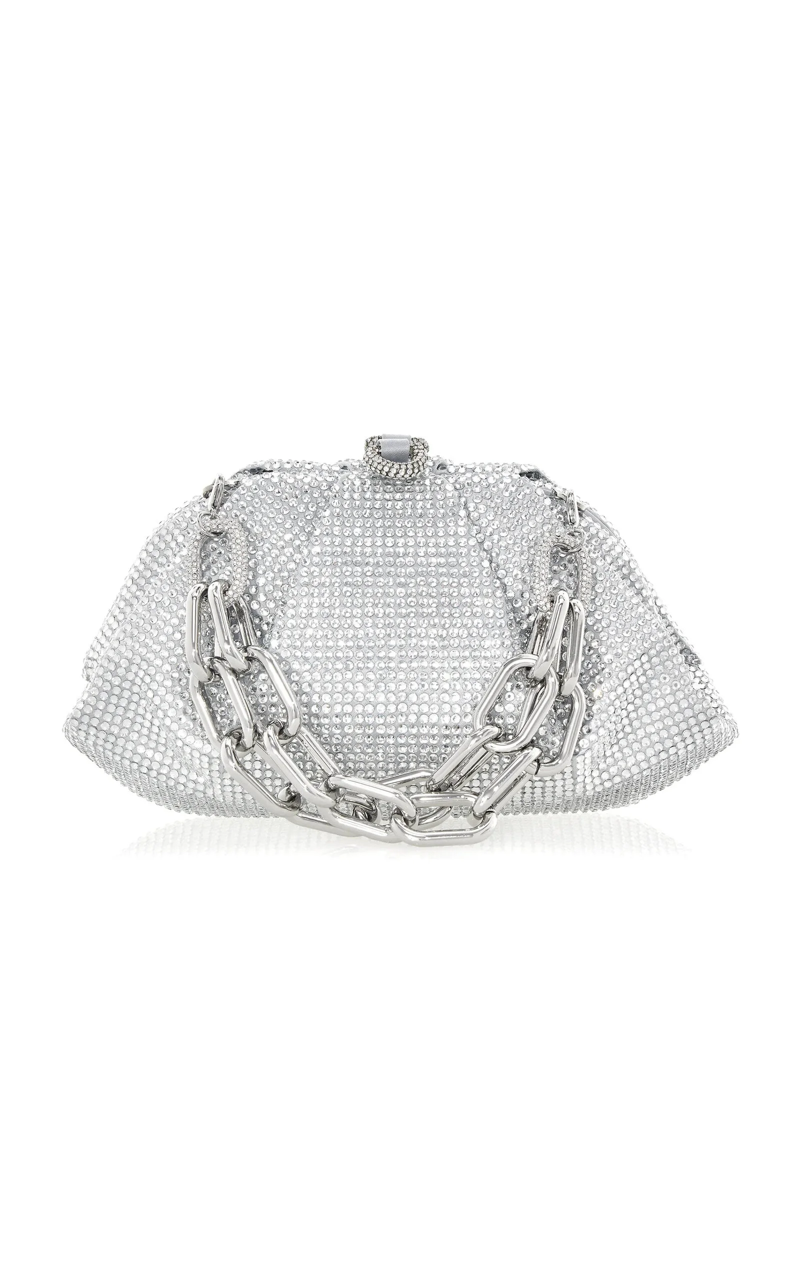 Gemma Crystal Clutch silver - 1