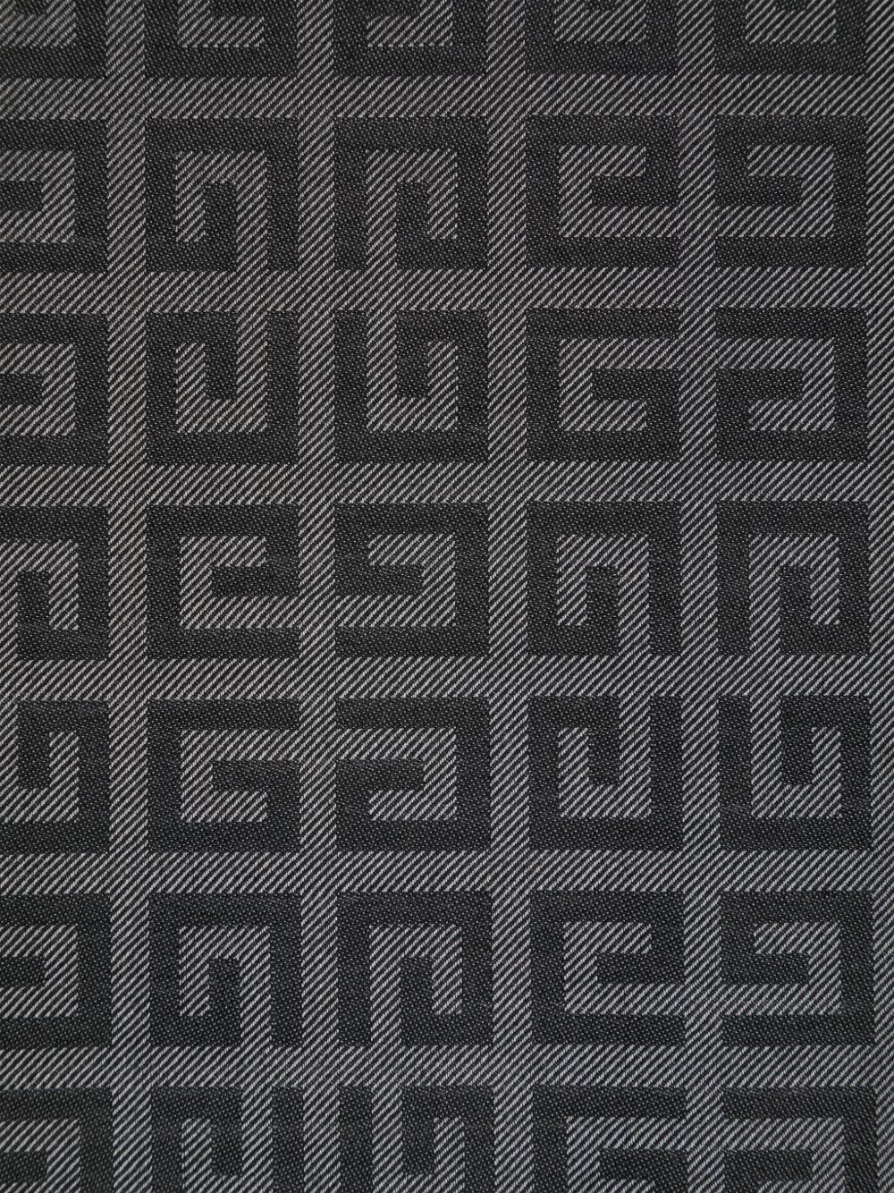 monogram-print scarf - 3