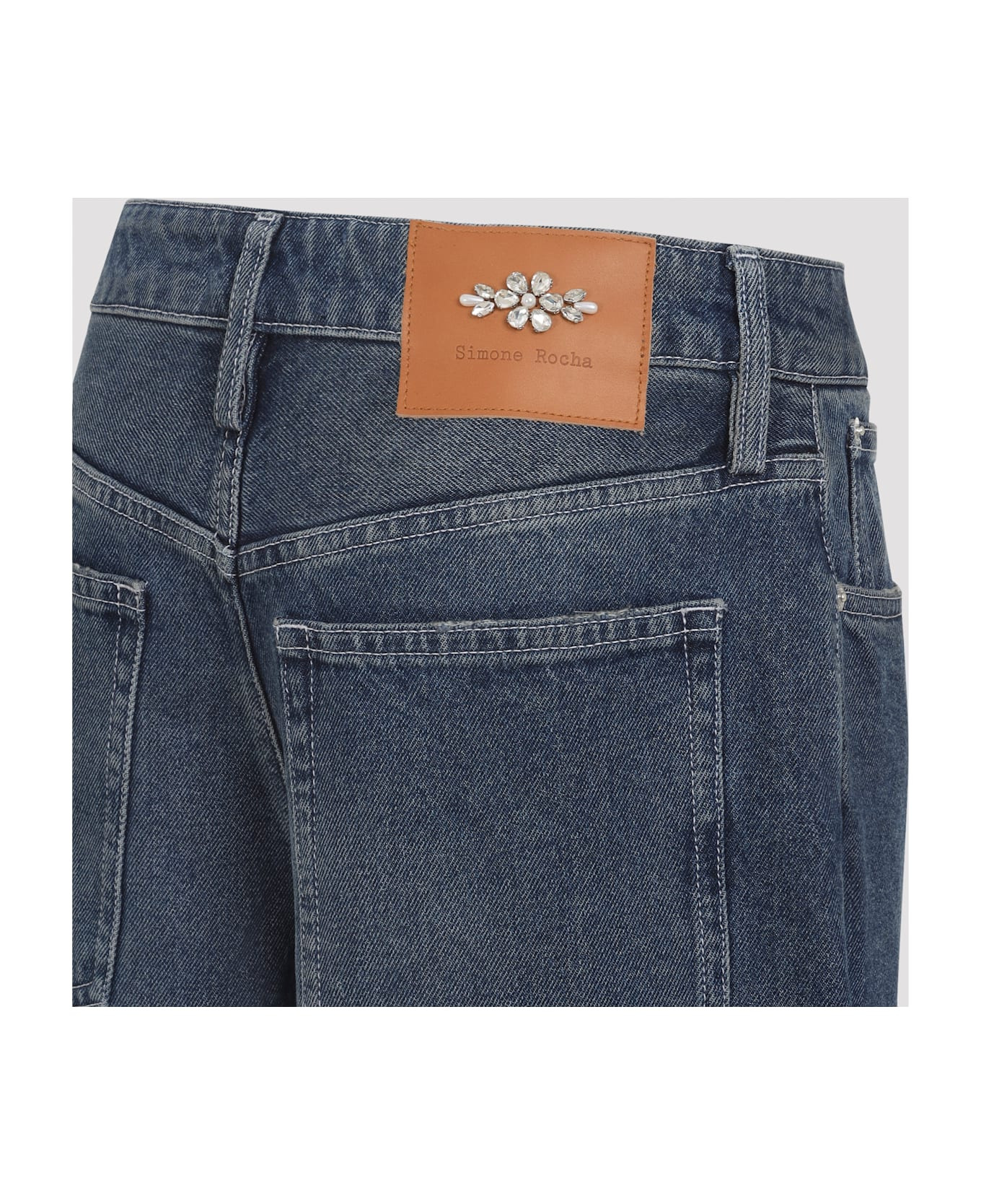Distressed Straight Leg Jeans - 5