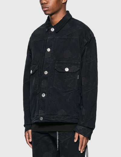 MASTERMIND WORLD Monogram Denim Jacket outlook