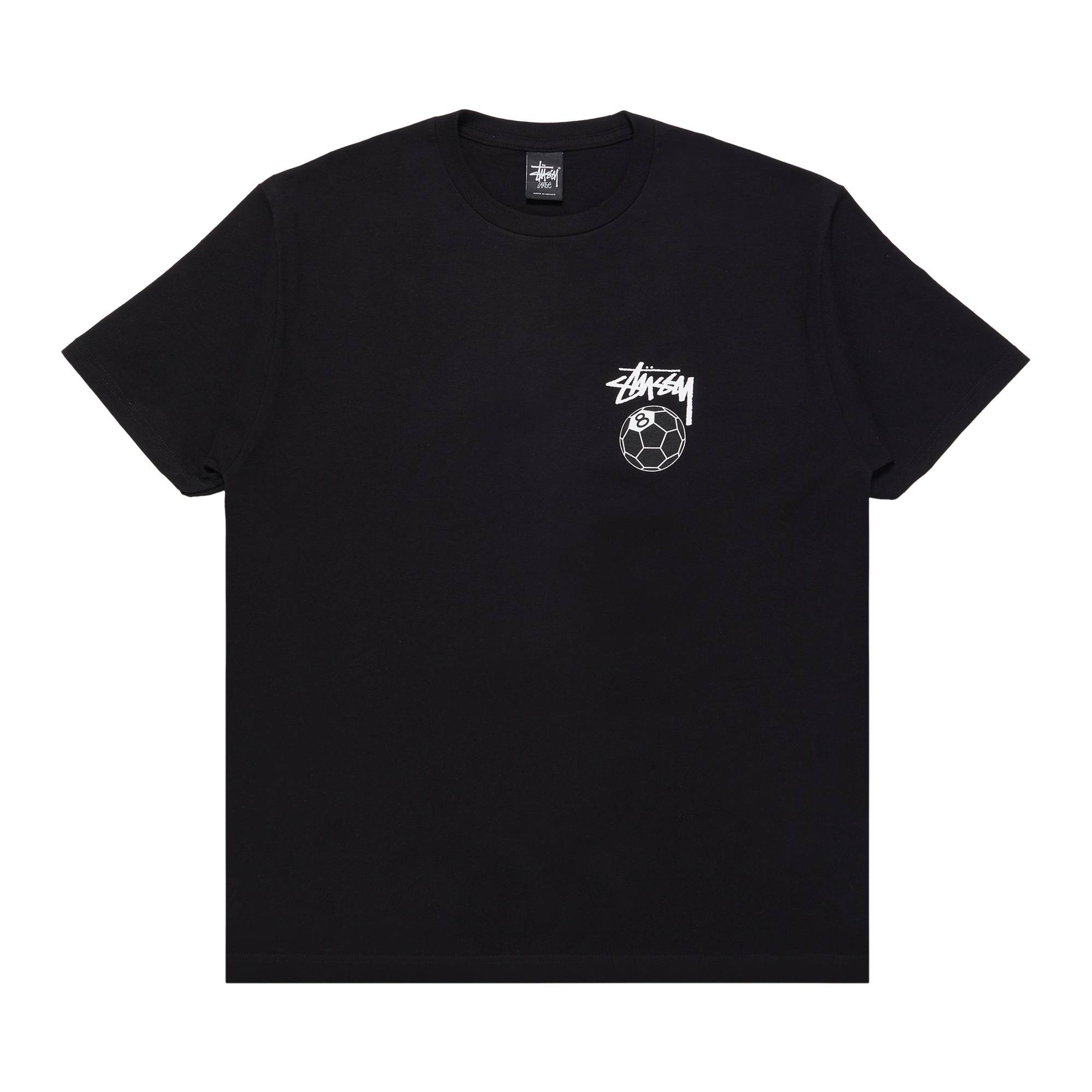 Stüssy Stussy 8 Soccer Ball Tee 'Black' | REVERSIBLE