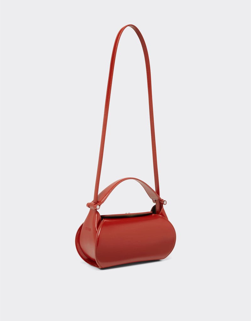 Ferrari Dino bag with shoulder strap in shiny leather 4