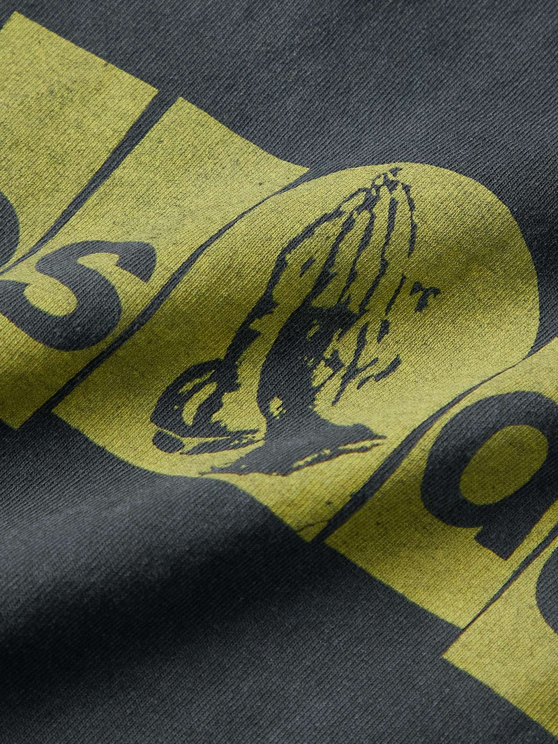 Printed Distressed Cotton-Jersey T-Shirt 4