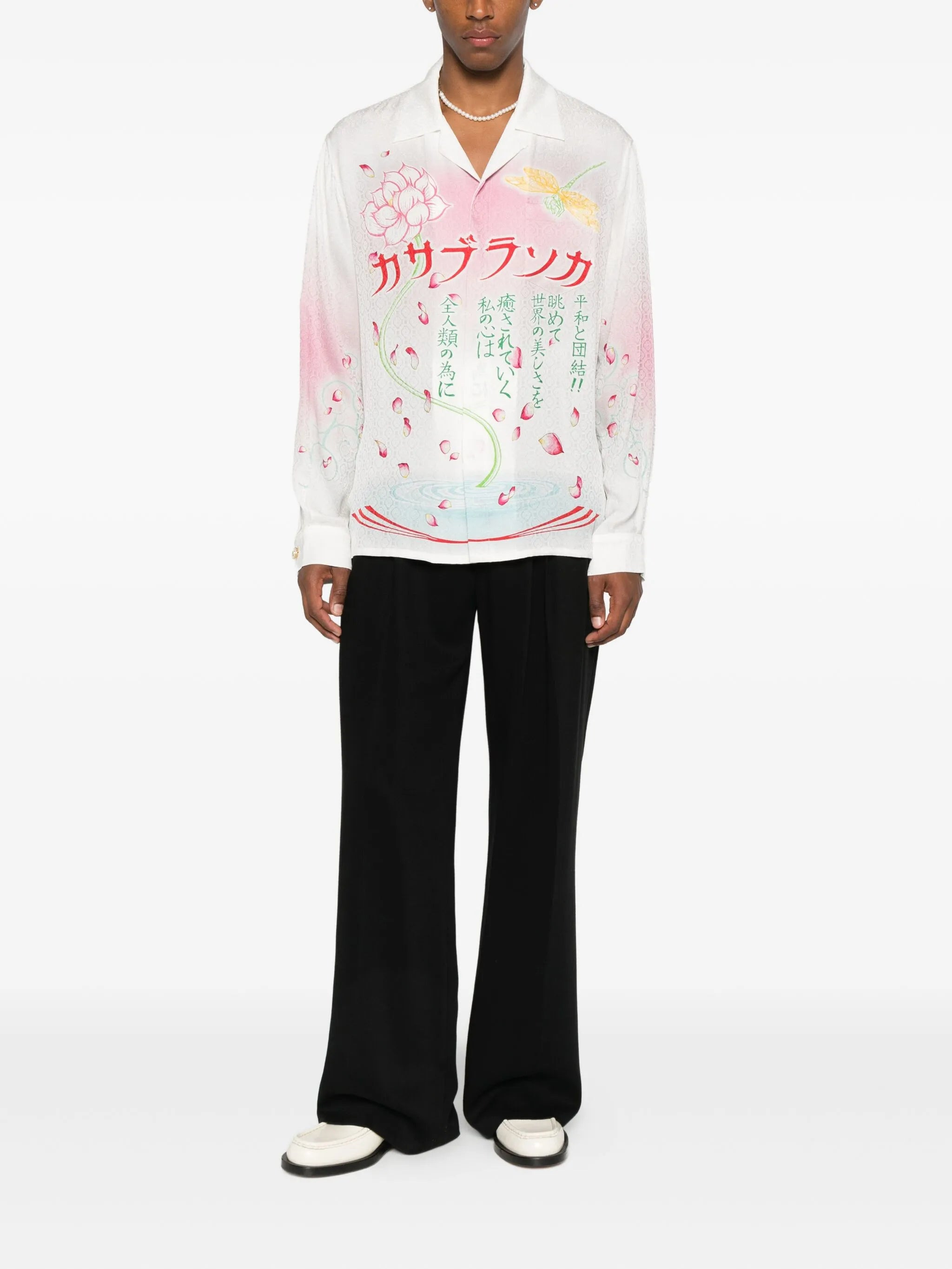 Casablanca Lotus-print Shirt - 2