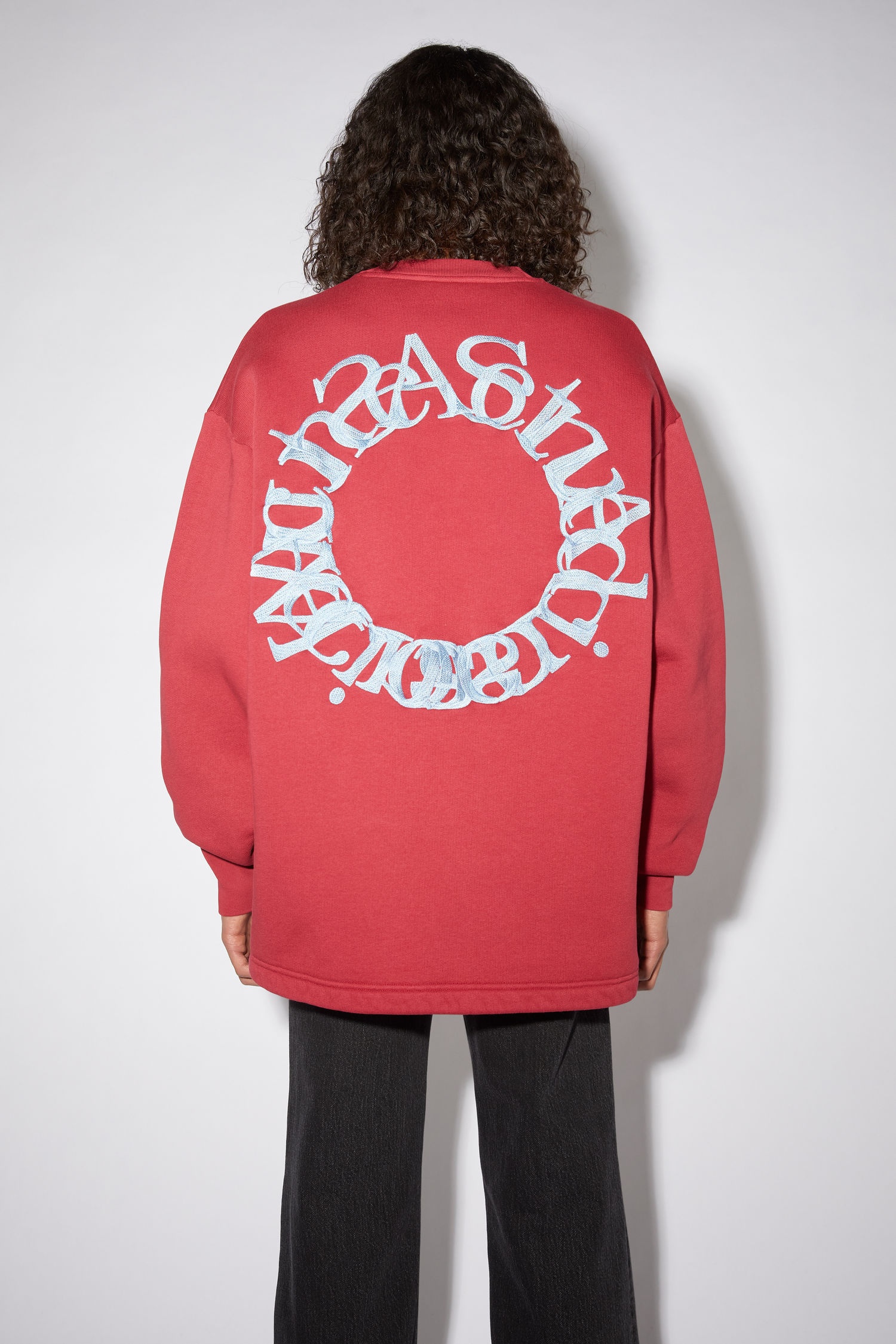 Logo sweatshirt - Burgundy - 2