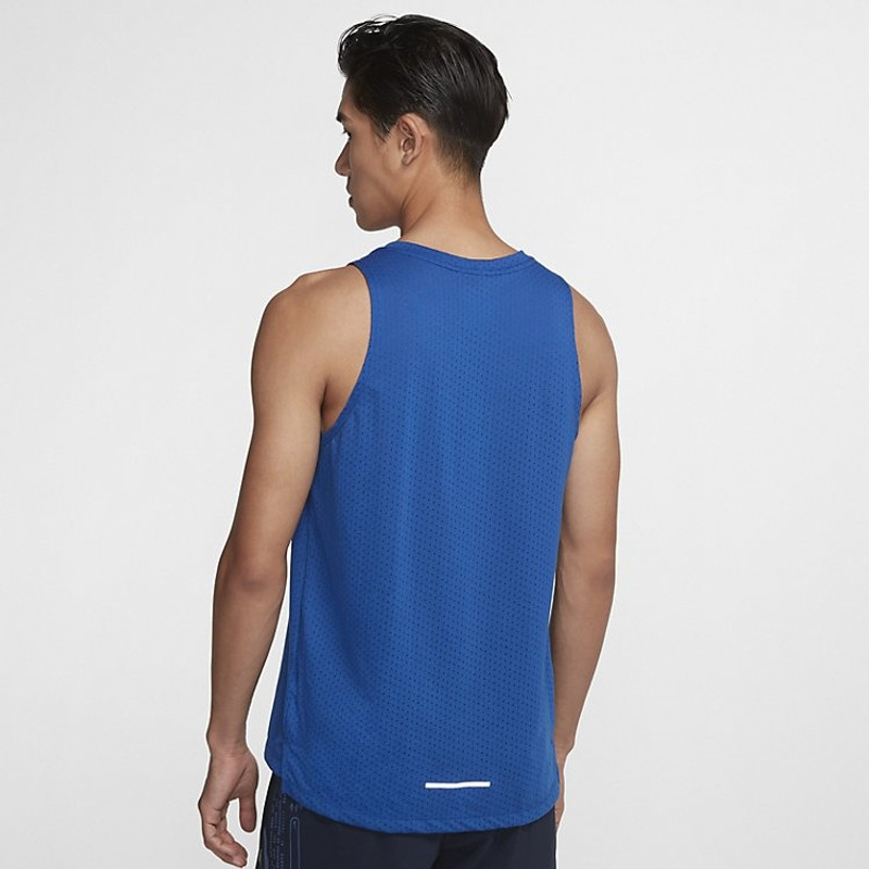 Nike Nike Knit Breathable Sleeveless Vest 'Blue' AQ9918-438 outlook