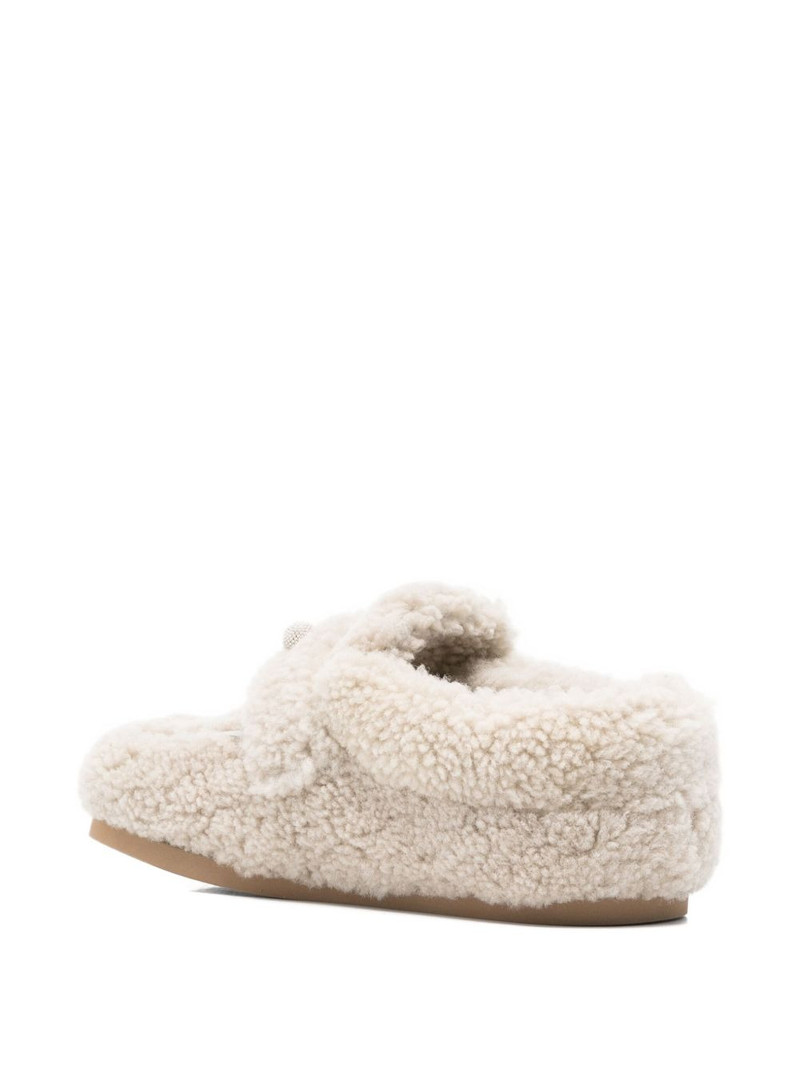 shearling button loafers 3