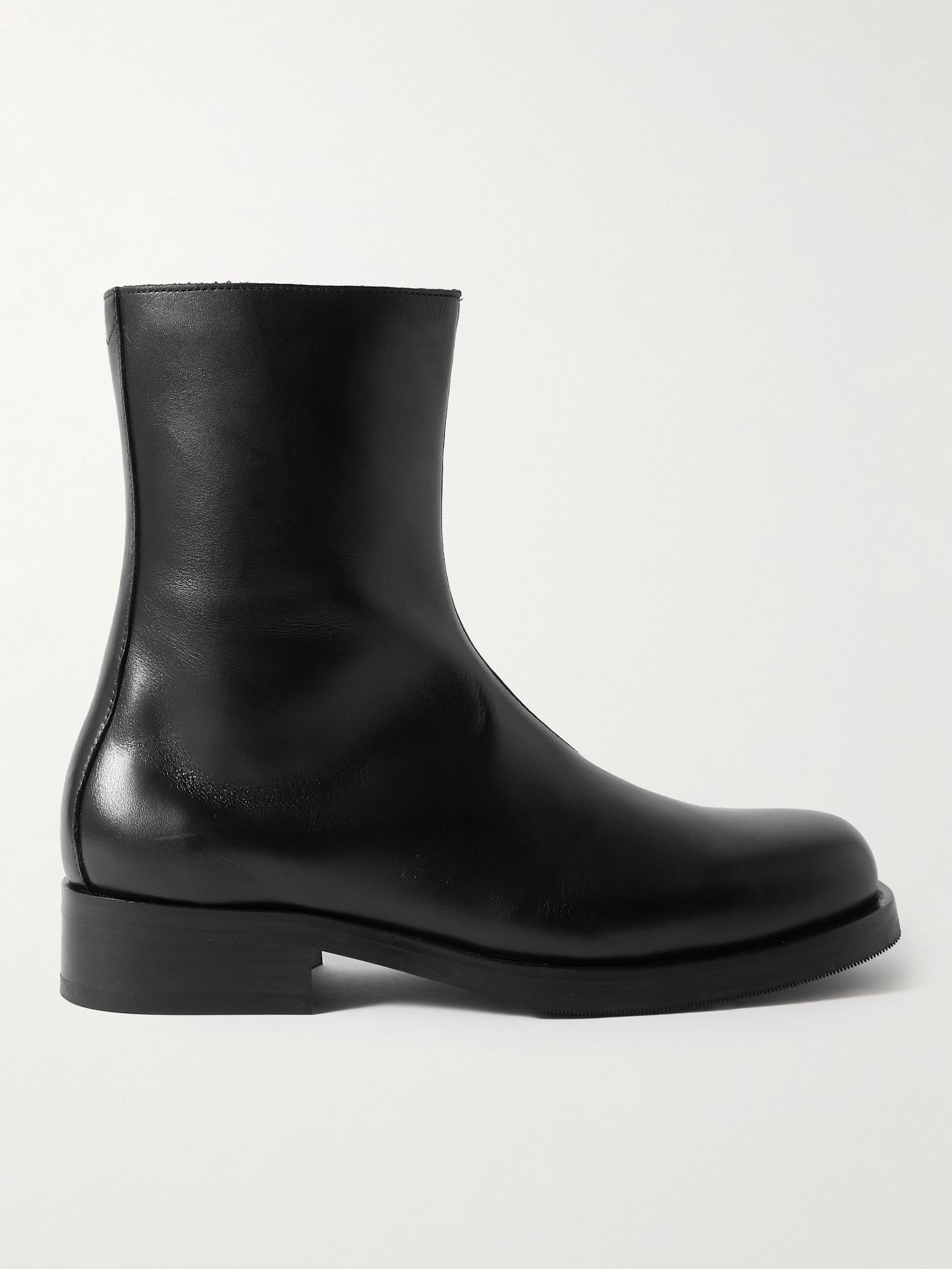 Camion Leather Boots Black - 1