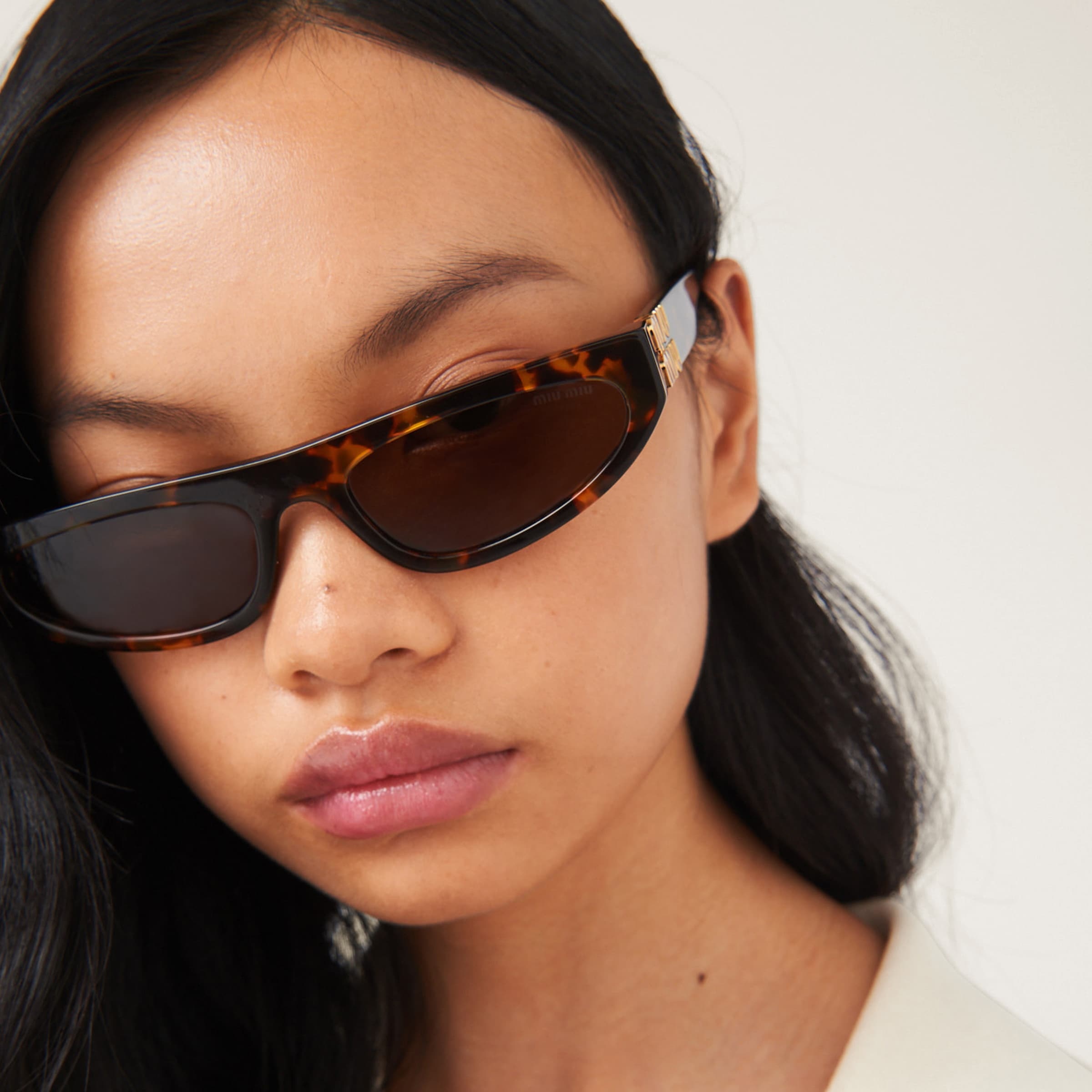 BABBI【MIU MIU】Glimpse Sunglasses MIU MIU Glimpse oval-frame acetate sunglasses | NET-A-PORTER