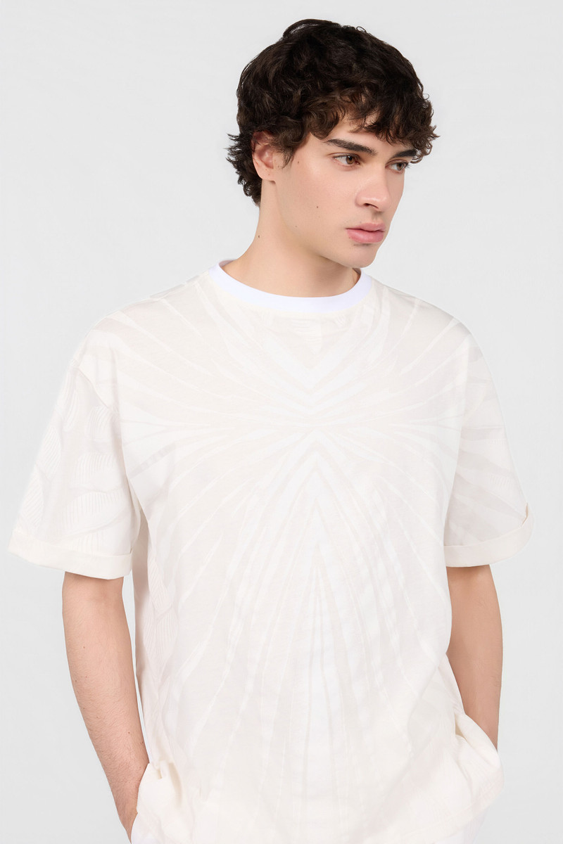 T-Shirt With Ray Print 5