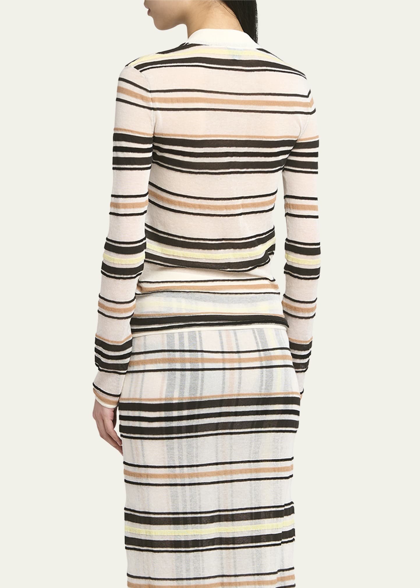 Stripe Knit Sweater - 3