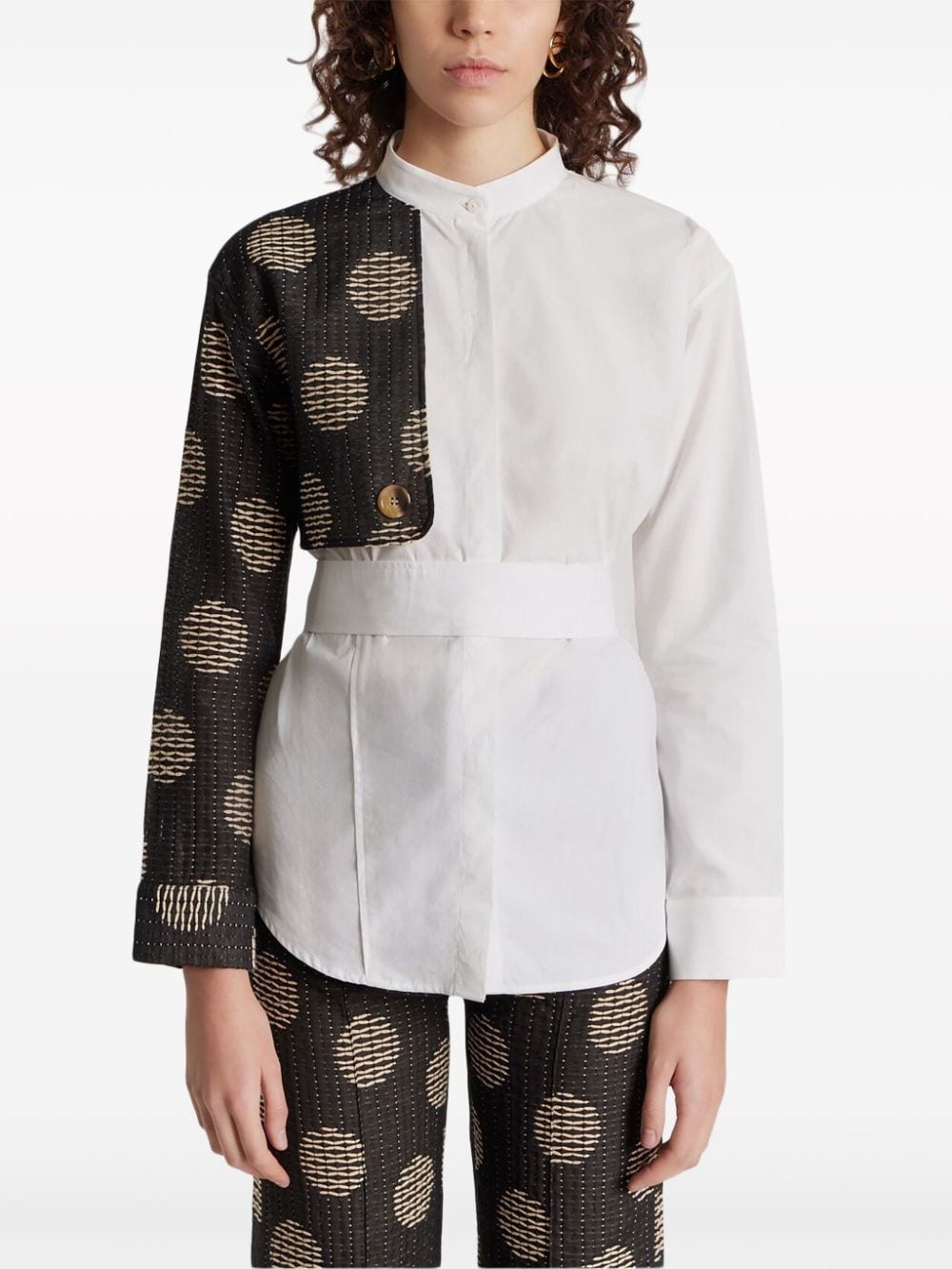 Hans polka-dot cotton shirt - 3