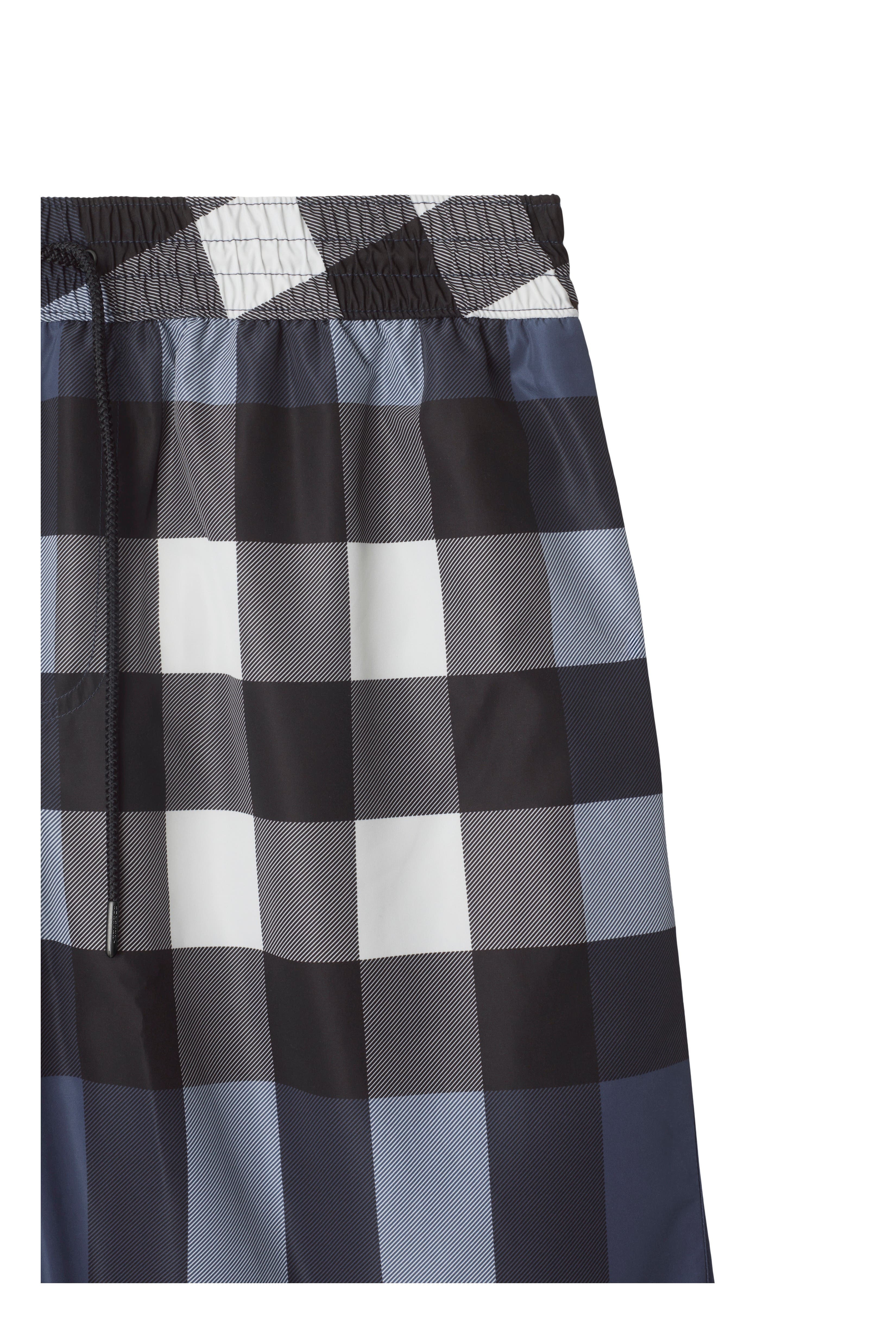 burberry Check Swim Shorts in Carbon Blue at Nordstrom - 5