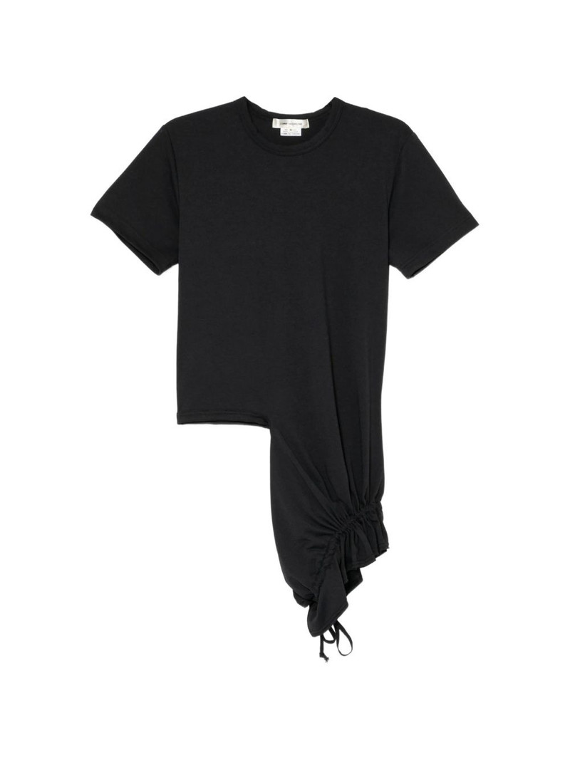 asymmetric drawstring T-shirt 1