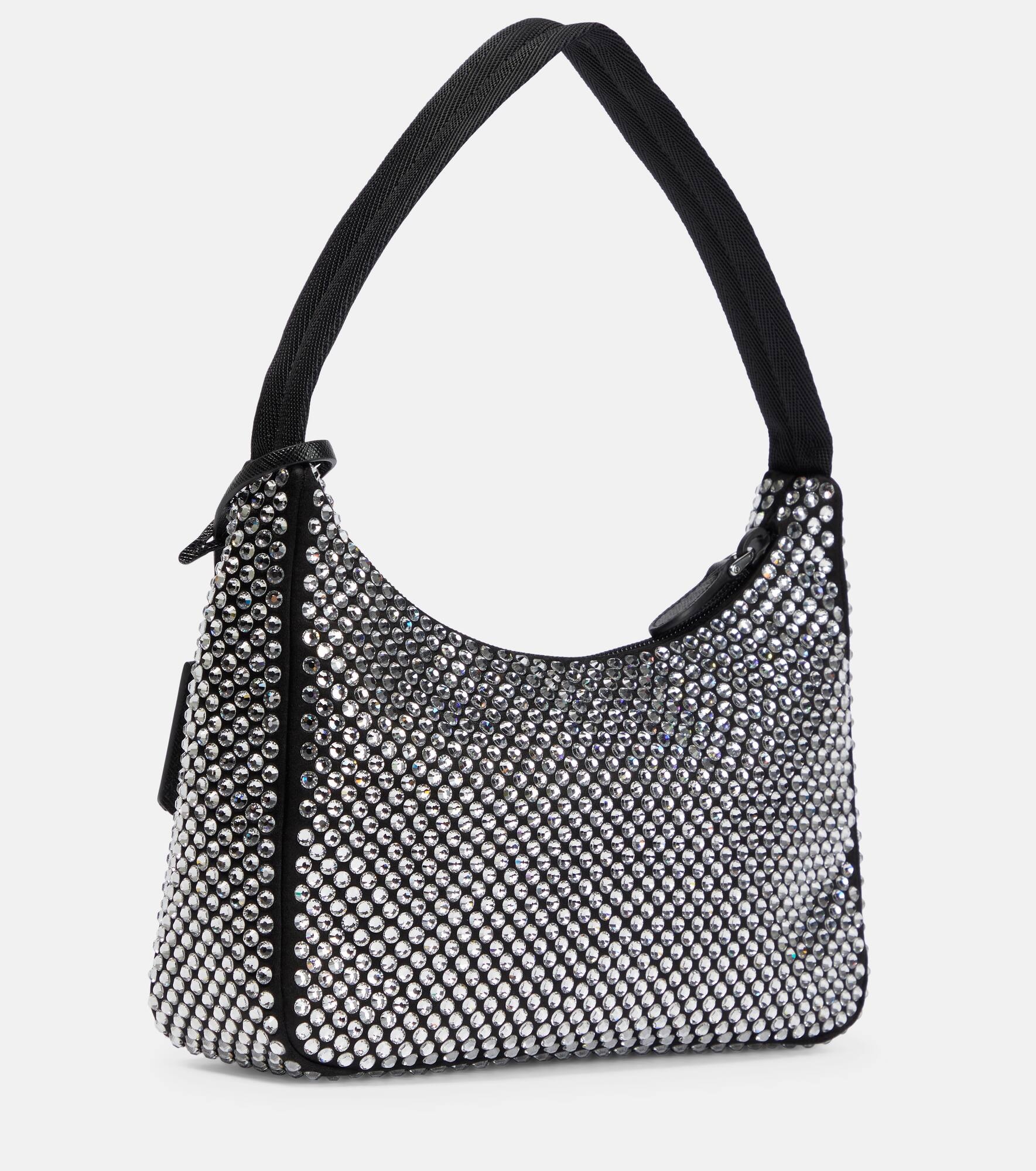 Embellished satin bag - 4