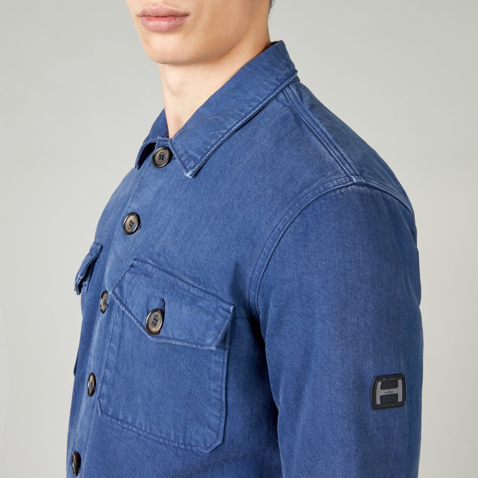 Shirt Jacket Blue - 4