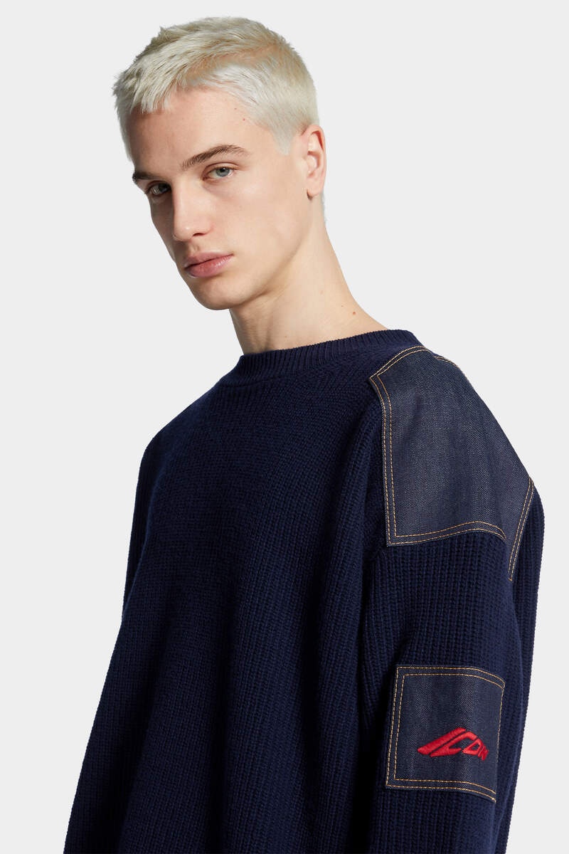 ICON DENIM PATCH JUMPER - 5