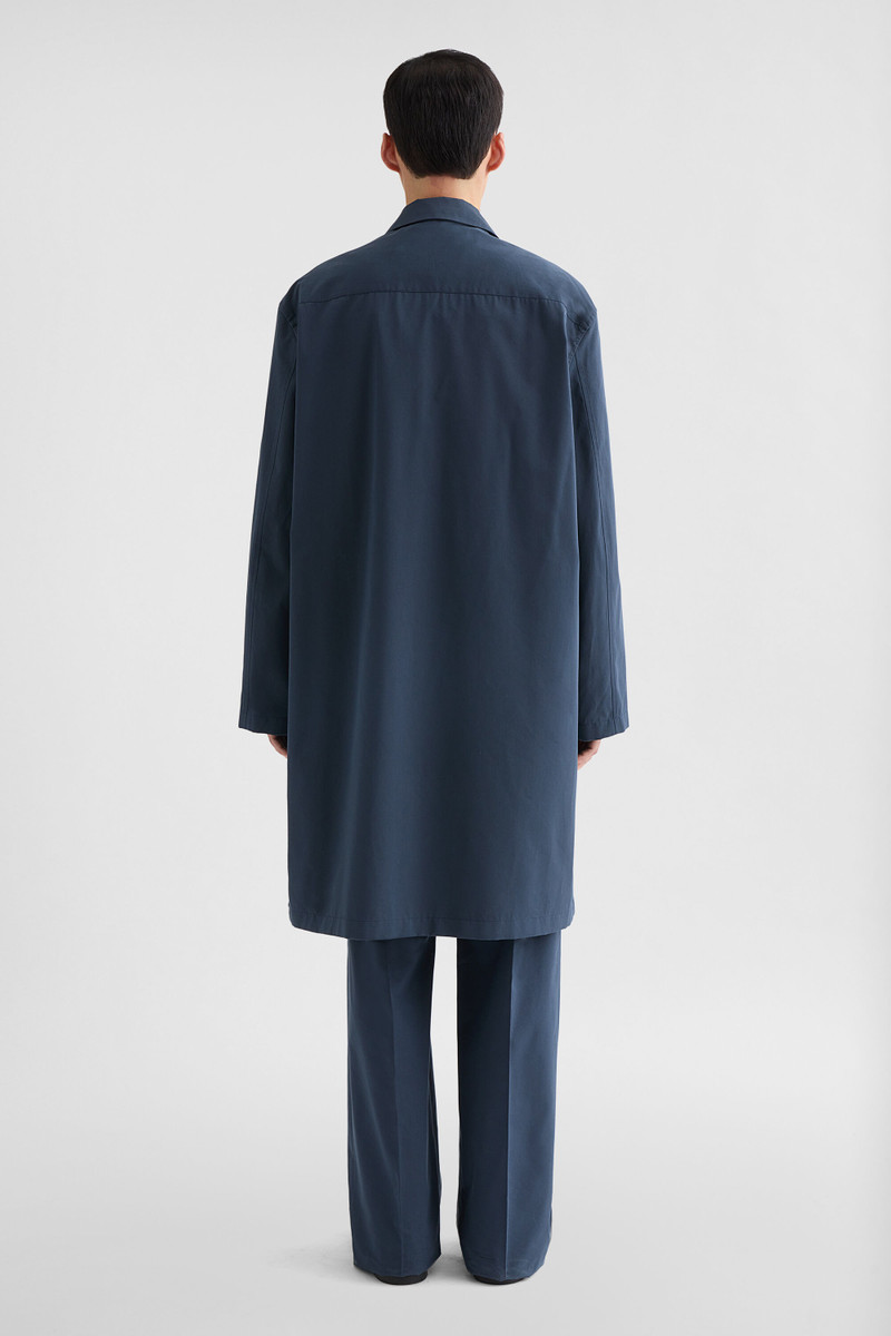 Cotton Blend Poplin Coat 5