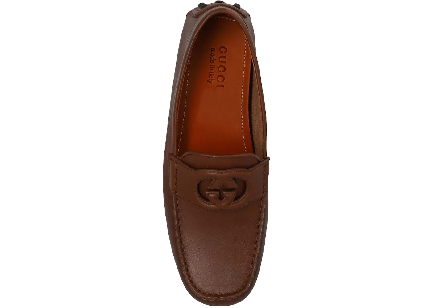 Gucci Interlocking G Driver Leather Loafer - size 10 (would fit 9.5-10) - new GUCCI Men main image 3