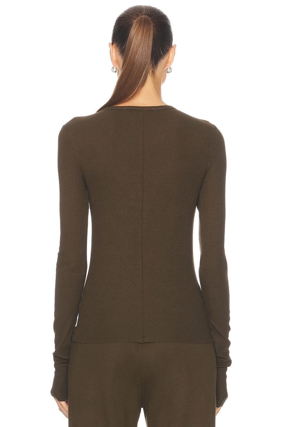 Long Sleeve Fitted Top - 3